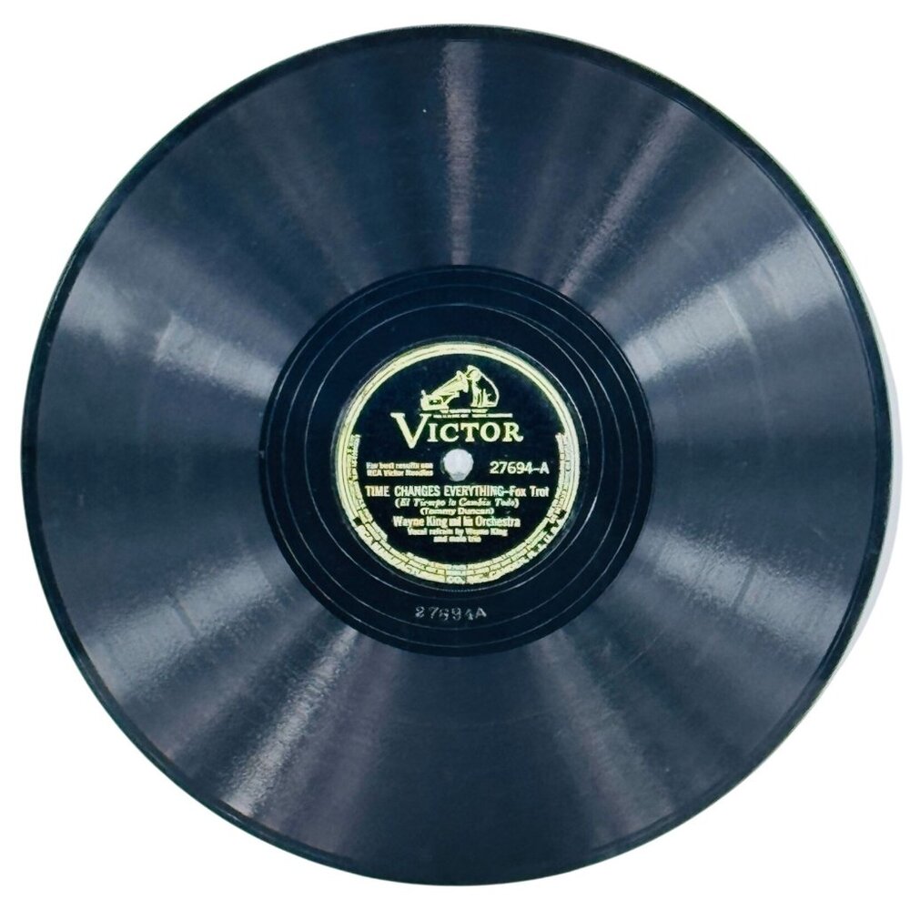Wayne King Time Changes Everything / Misirlou - 27694 Victor 78 RPM 10" Shellac